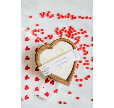 The Scented Market Heart-Shaped Dough Bowl Candle