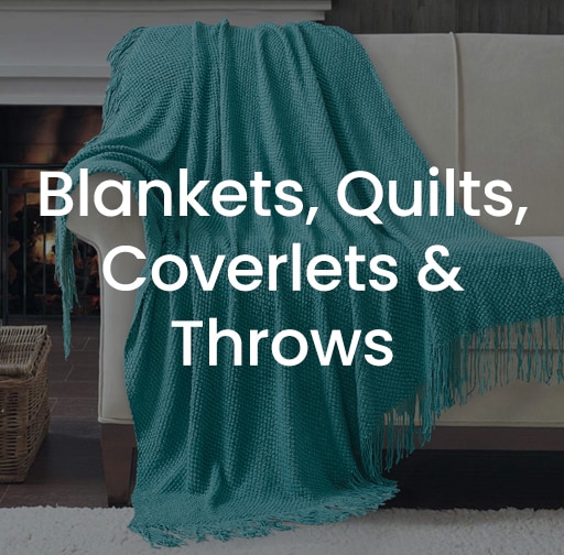 Blankets, Quilts, Coverlets & Throws