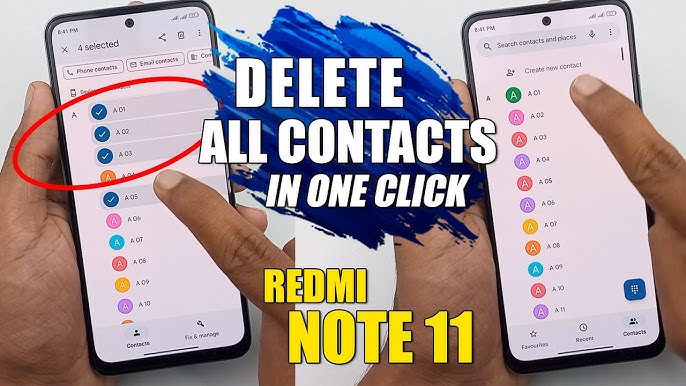 Blu Studio Cleanup: Deleting All Contacts on Energy 2